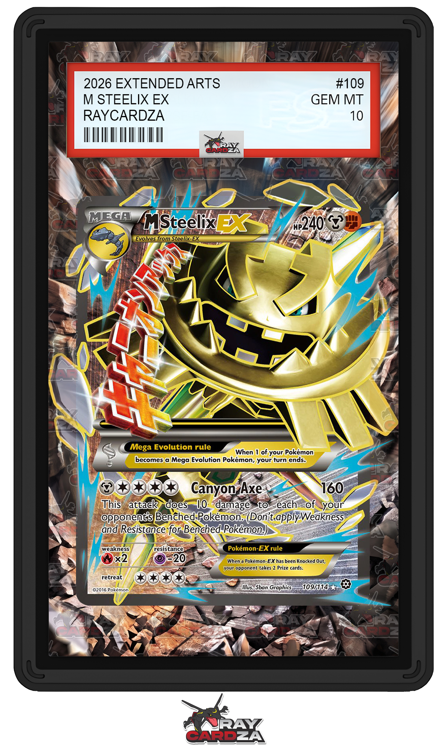 M Steelix EX #109 EXTENDED ART