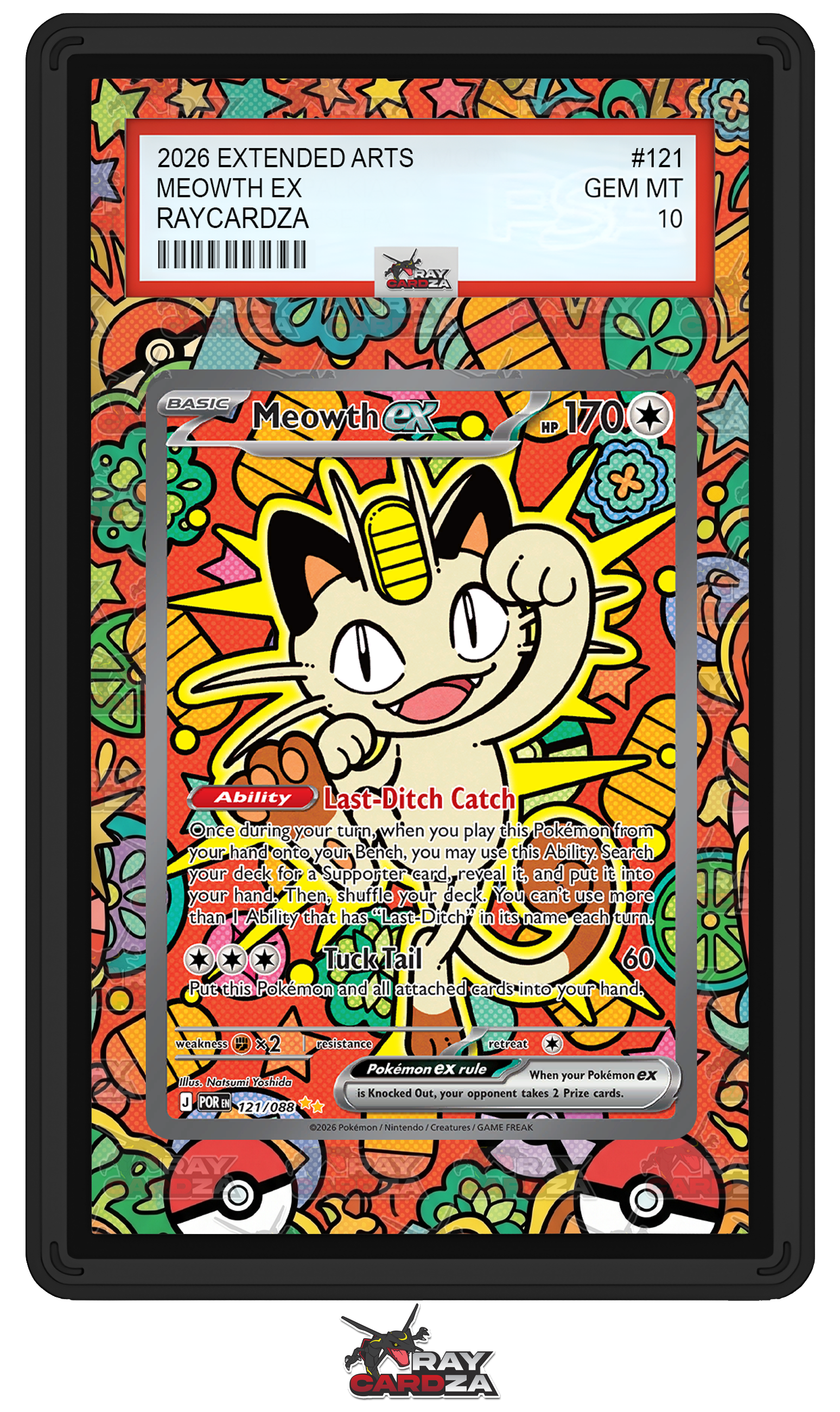 Meowth EX #121 EXTENDED ART