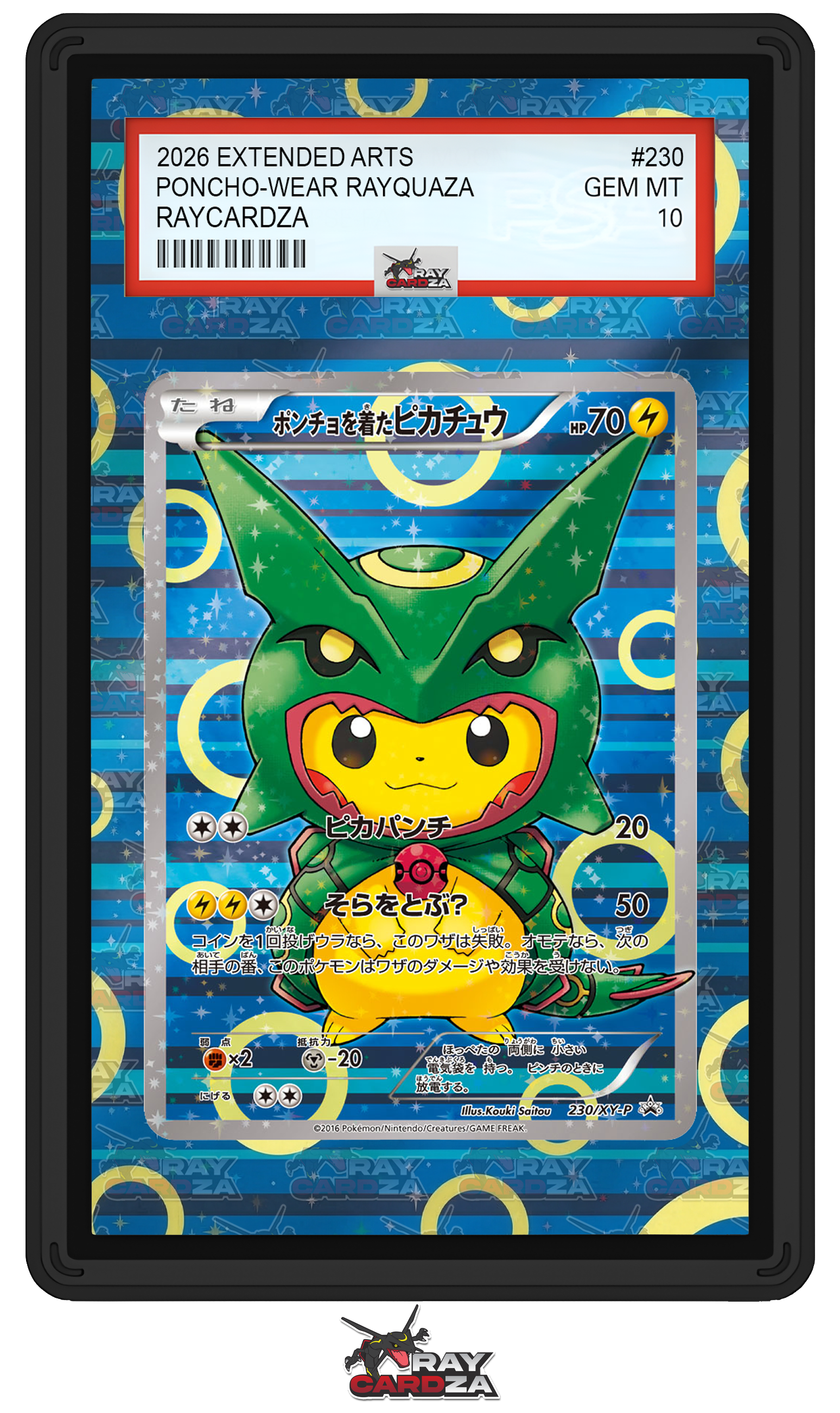 Poncho-Wear Pikachu #230/XY-P EXTENDED ART Raycardza Poncho-Wear Pikachu #230/XY-P EXTENDED ART Raycardza