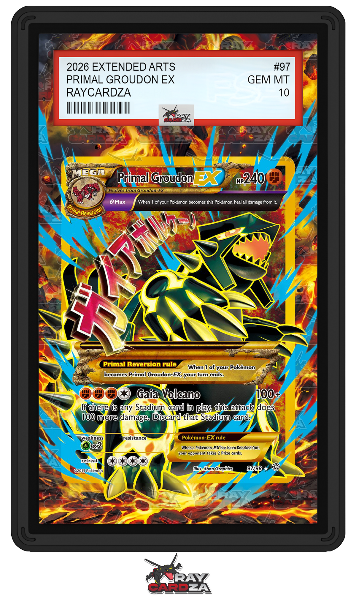 Primal Groudon EX #97 EXTENDED ART