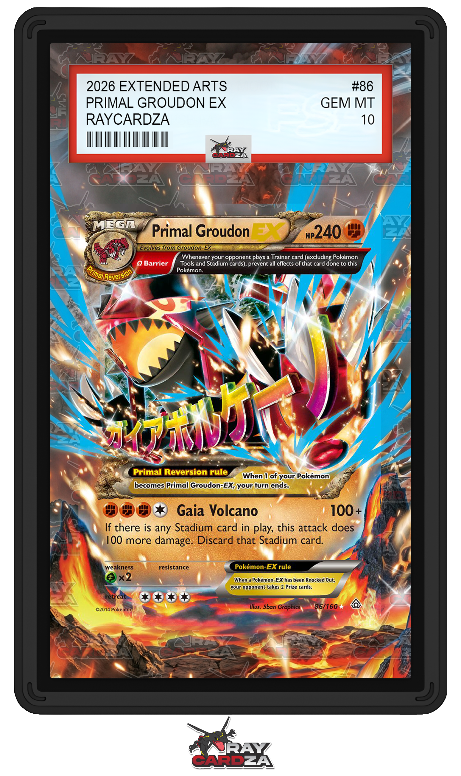 Primal Groudon EX #86 EXTENDED ART