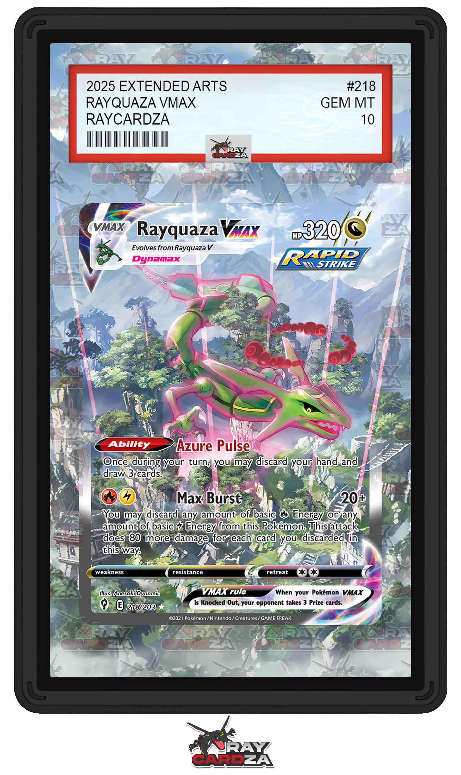 Rayquaza VMAX #218 EXTENDED ART