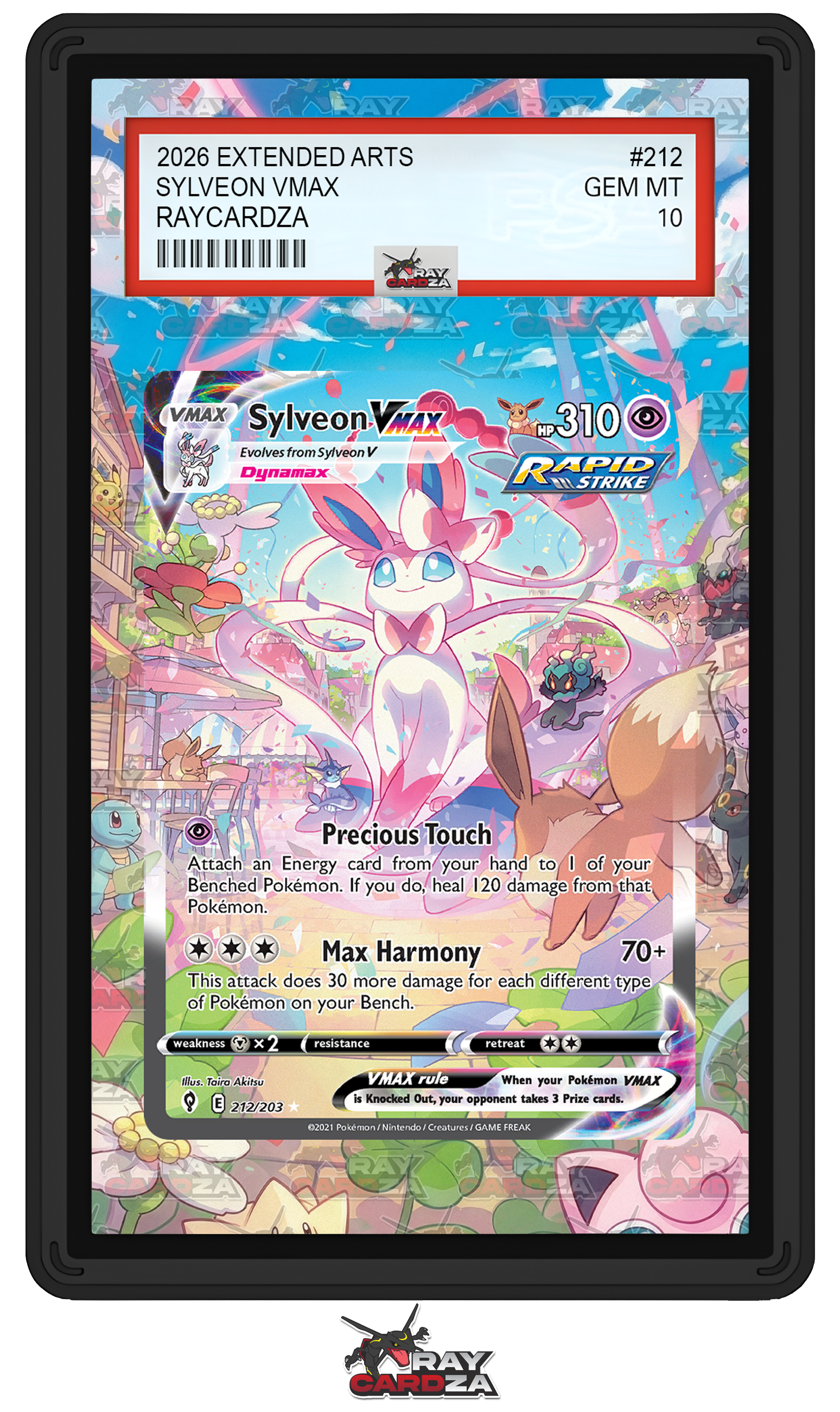Sylveon VMAX #212 EXTENDED ART Raycardza Sylveon VMAX #212 EXTENDED ART Raycardza