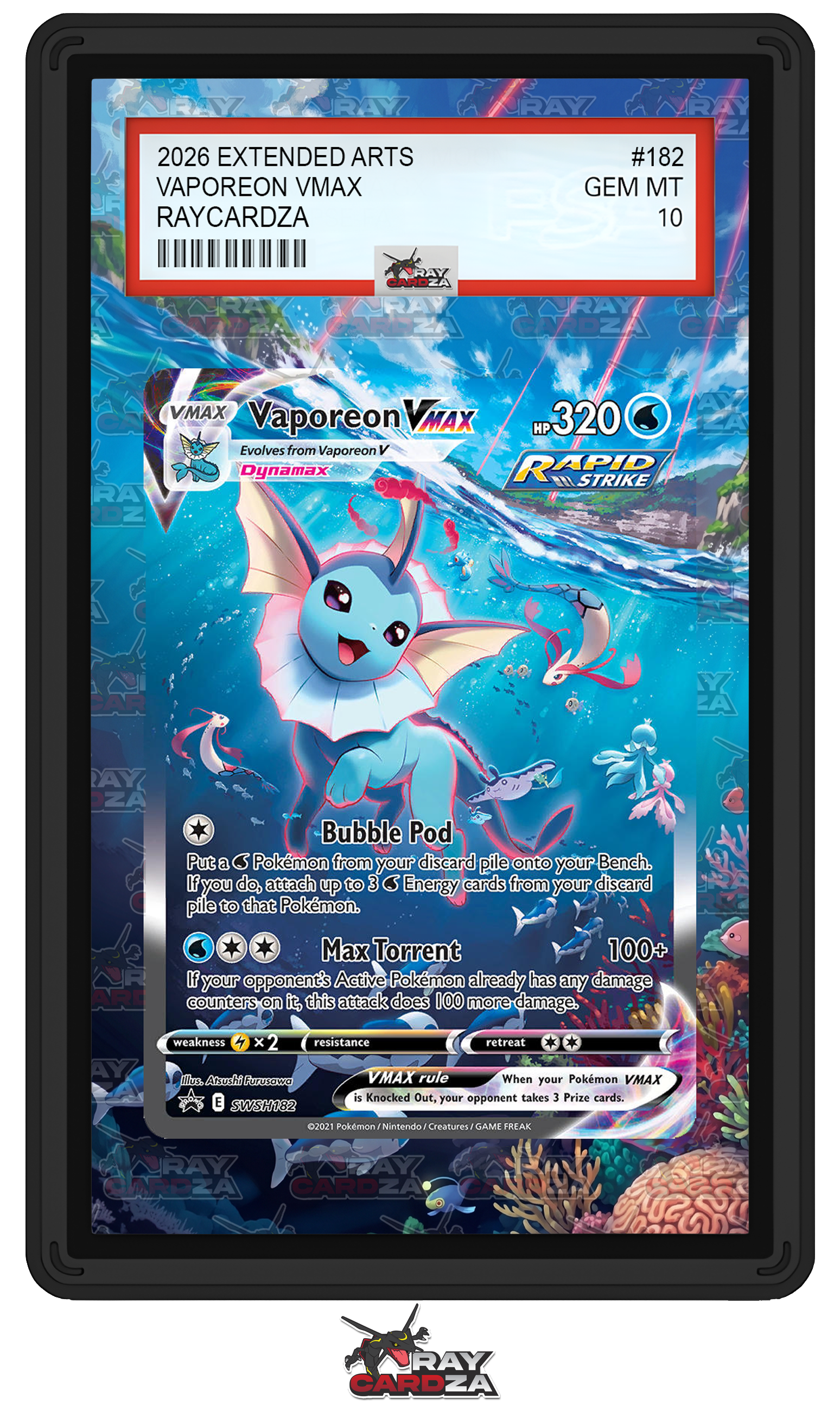 Vaporeon VMAX #182 EXTENDED ART