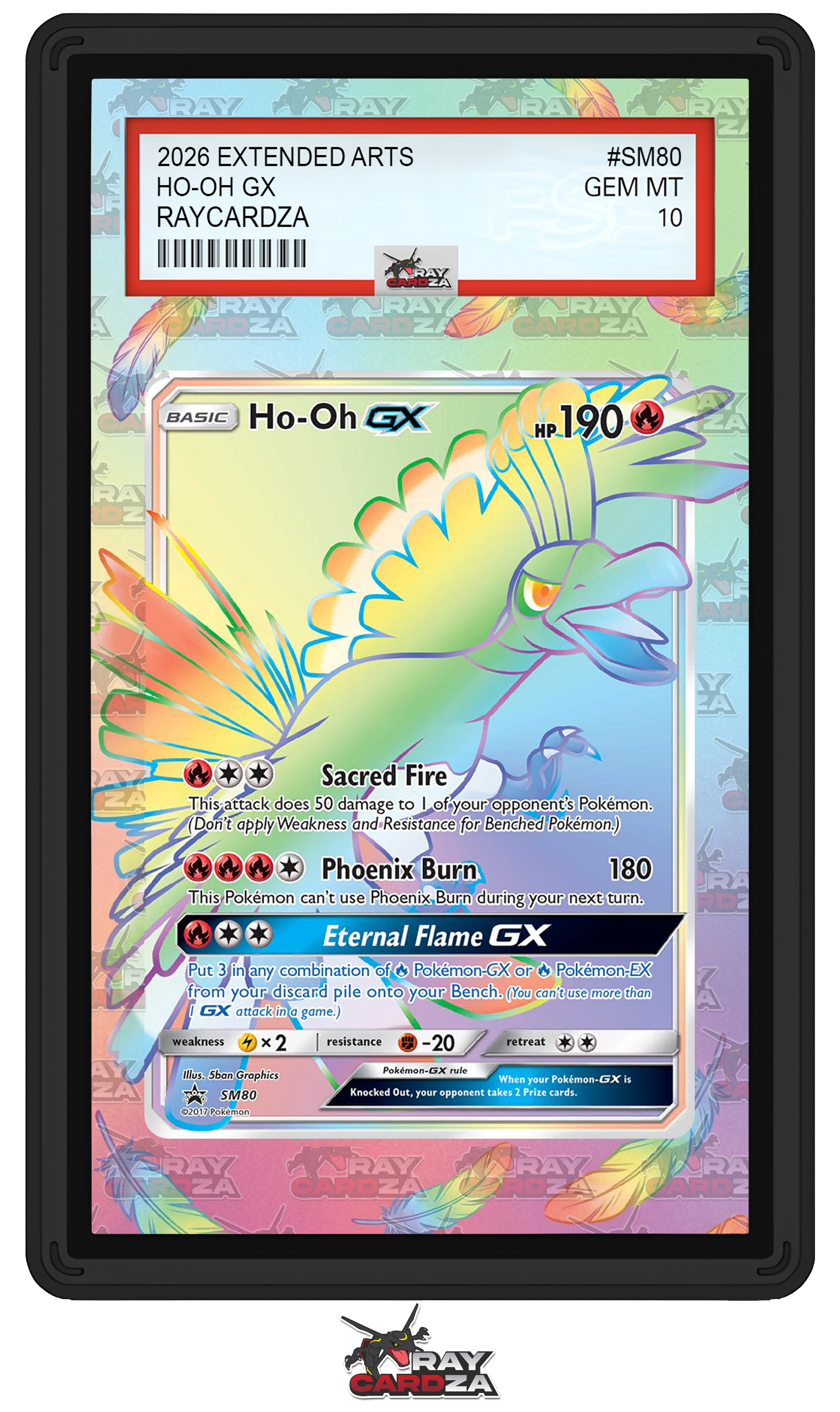 Ho-Oh GX #SM80 EXTENDED ART Raycardza Ho-Oh GX #SM80 EXTENDED ART Raycardza