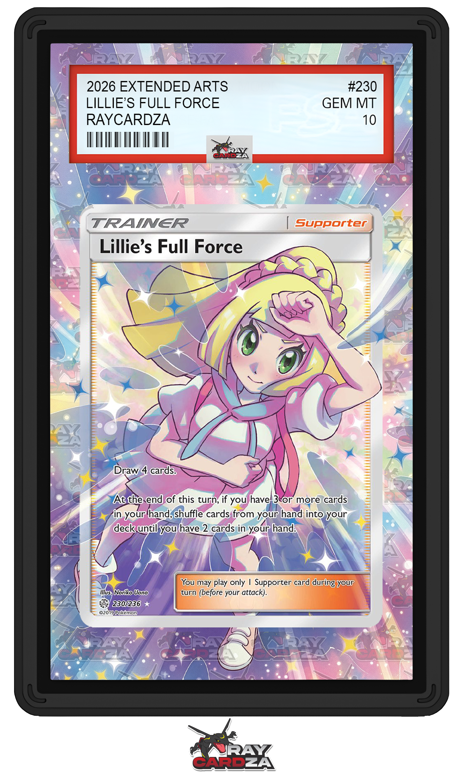 Lillie's Full Force #230 EXTENDED ART Raycardza Lillie's Full Force #230 EXTENDED ART Raycardza