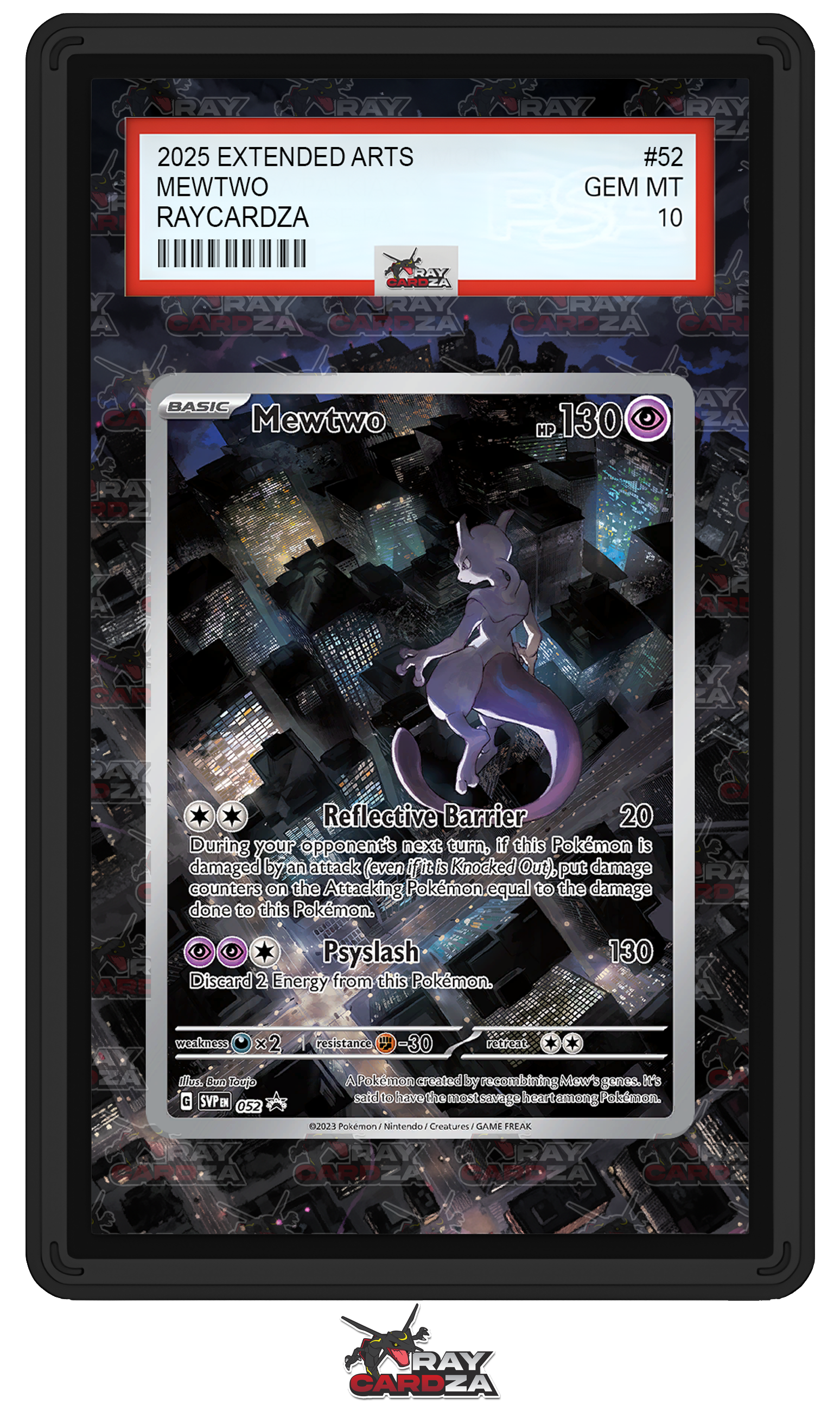 shadow mewtwo pokemon card Mewtwo #052 EXTENDED ART – Raycardza