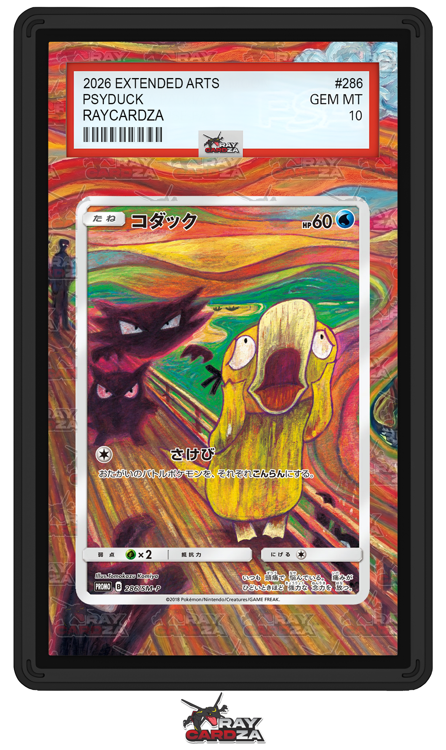 Psyduck #286 Munch EXTENDED ART – Raycardza