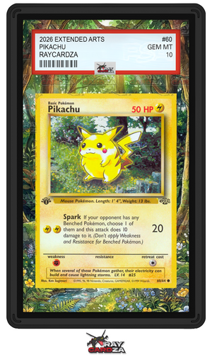 pokemon card 60 64 Pikachu #60 EXTENDED ART – Raycardza