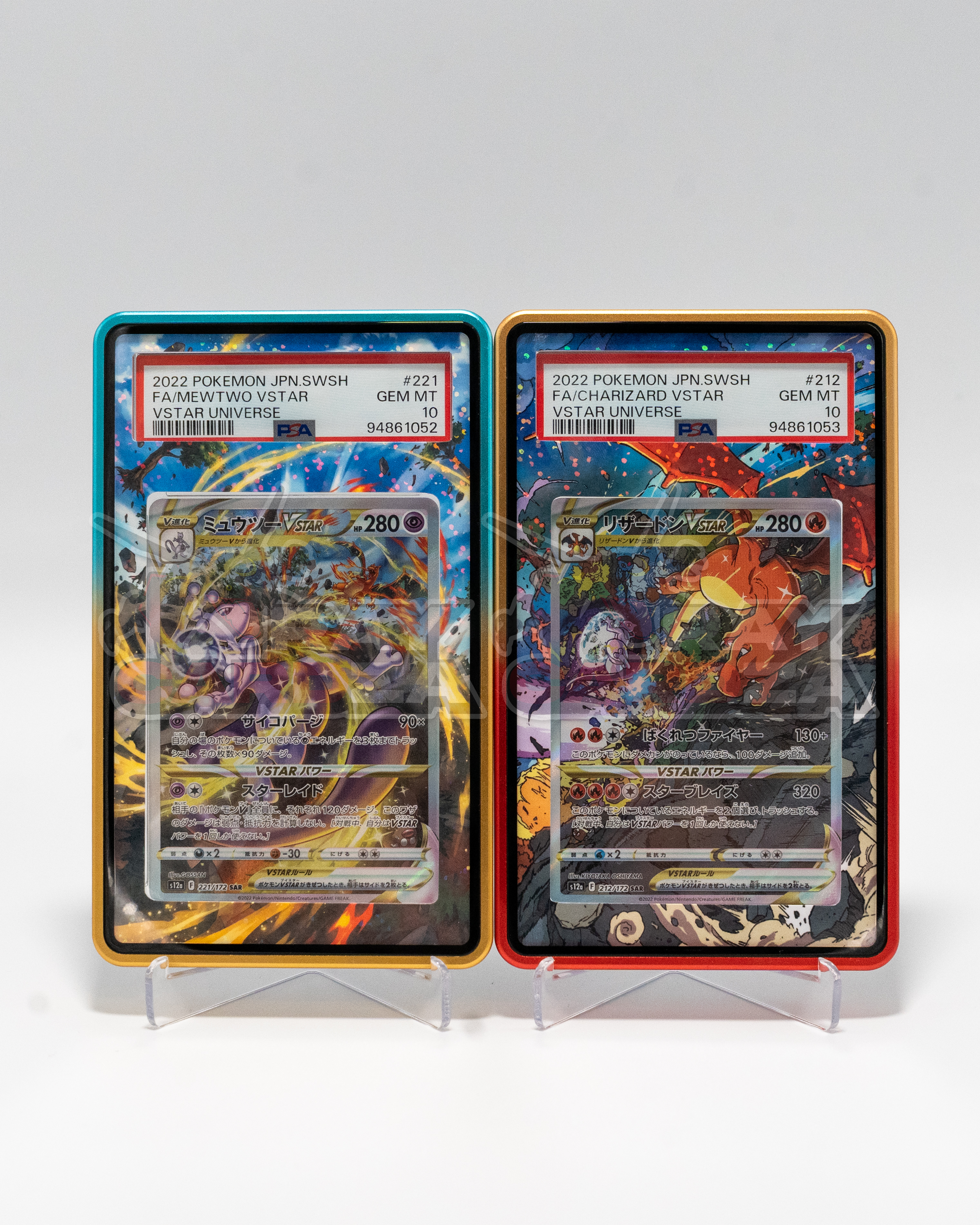 SEQUENTIAL Mewtwo #221 and Charizard #212 PSA 10
