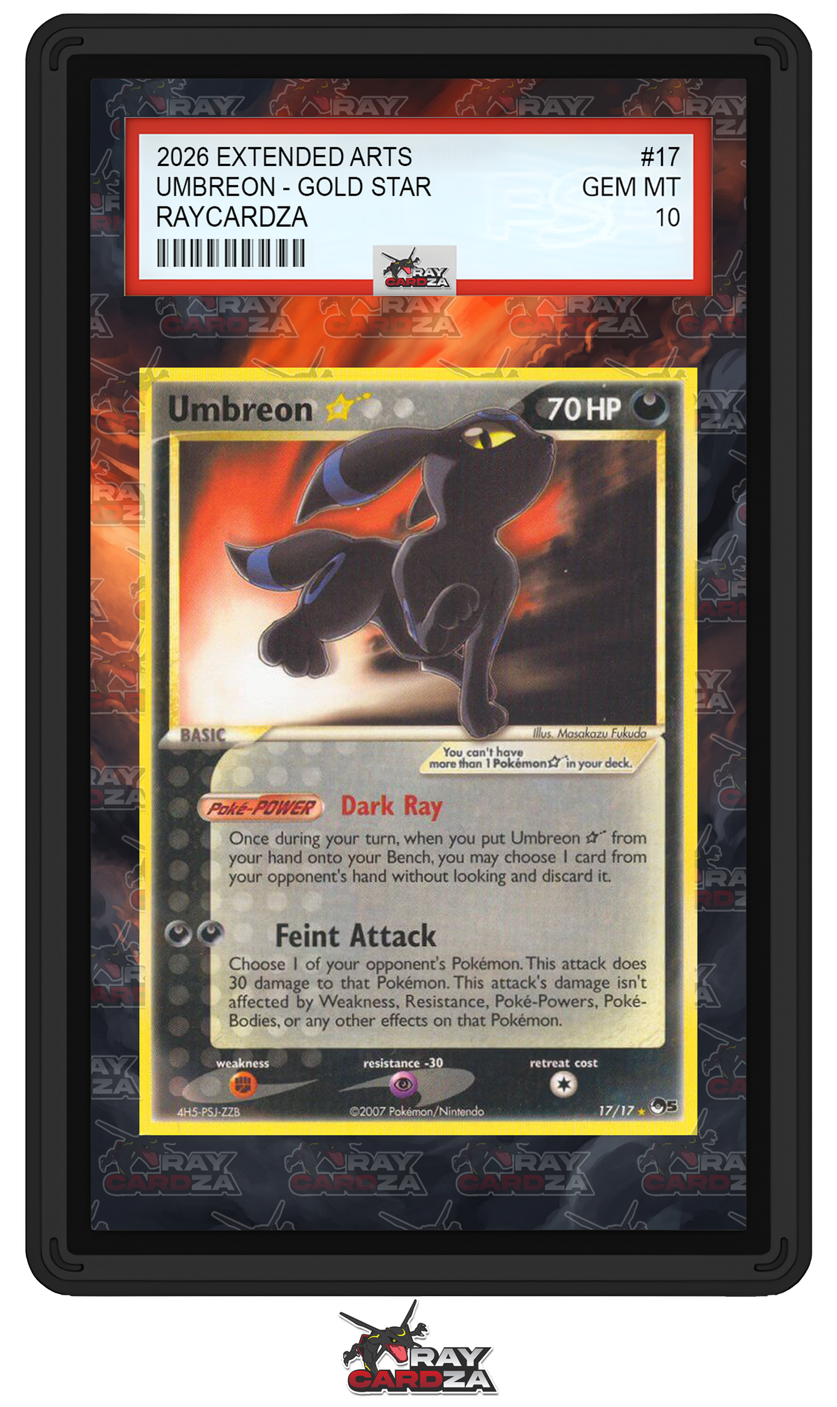 Umbreon Gold Star #17 EXTENDED ART