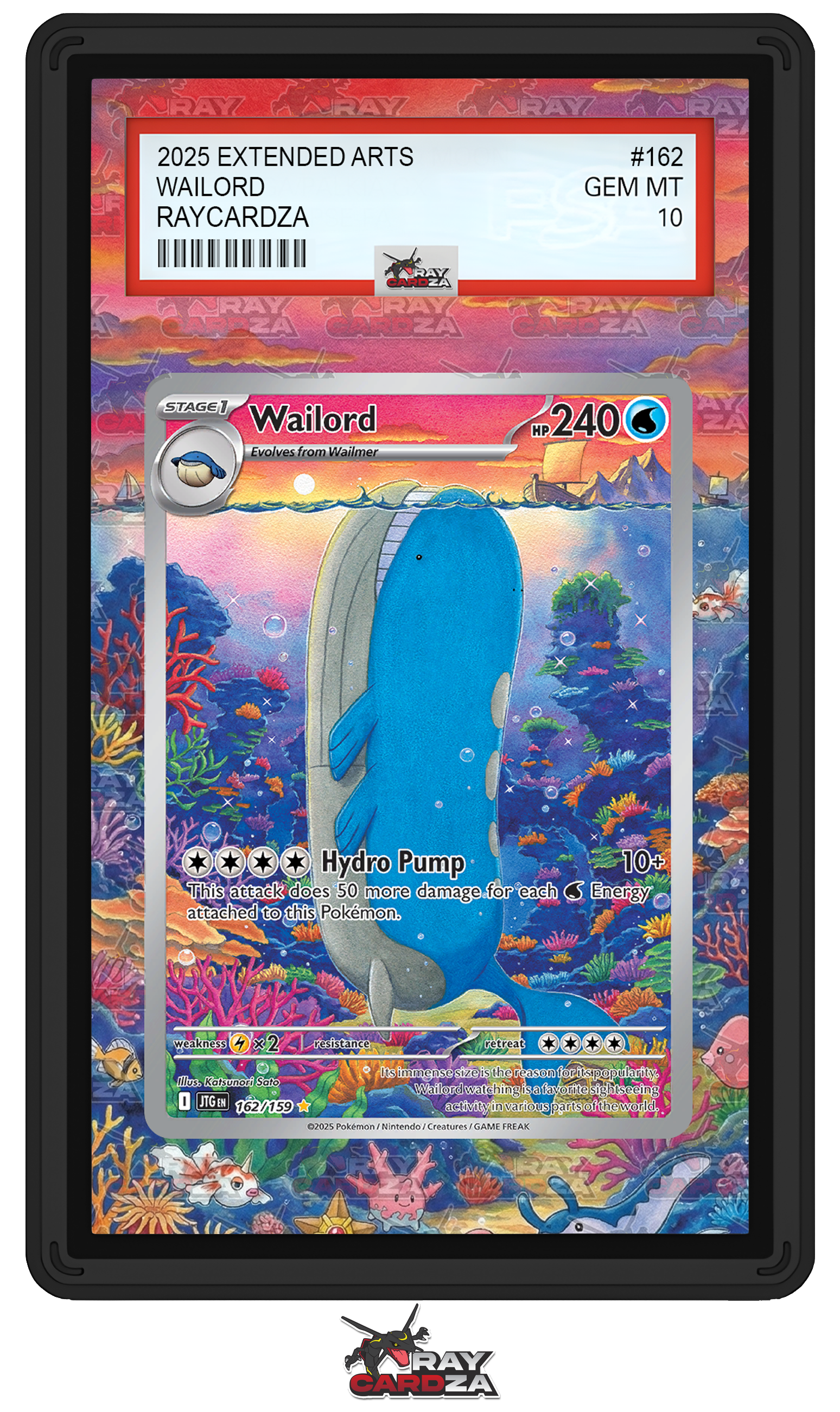 Wailord #162 EXTENDED ART Raycardza Wailord #162 EXTENDED ART Raycardza